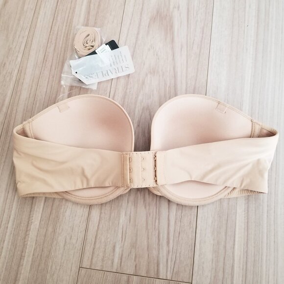 NEW Natori Minimal Strapless Contour Underwire Bra 729229 Cafe Nude Size 36B $65 - Picture 9 of 16